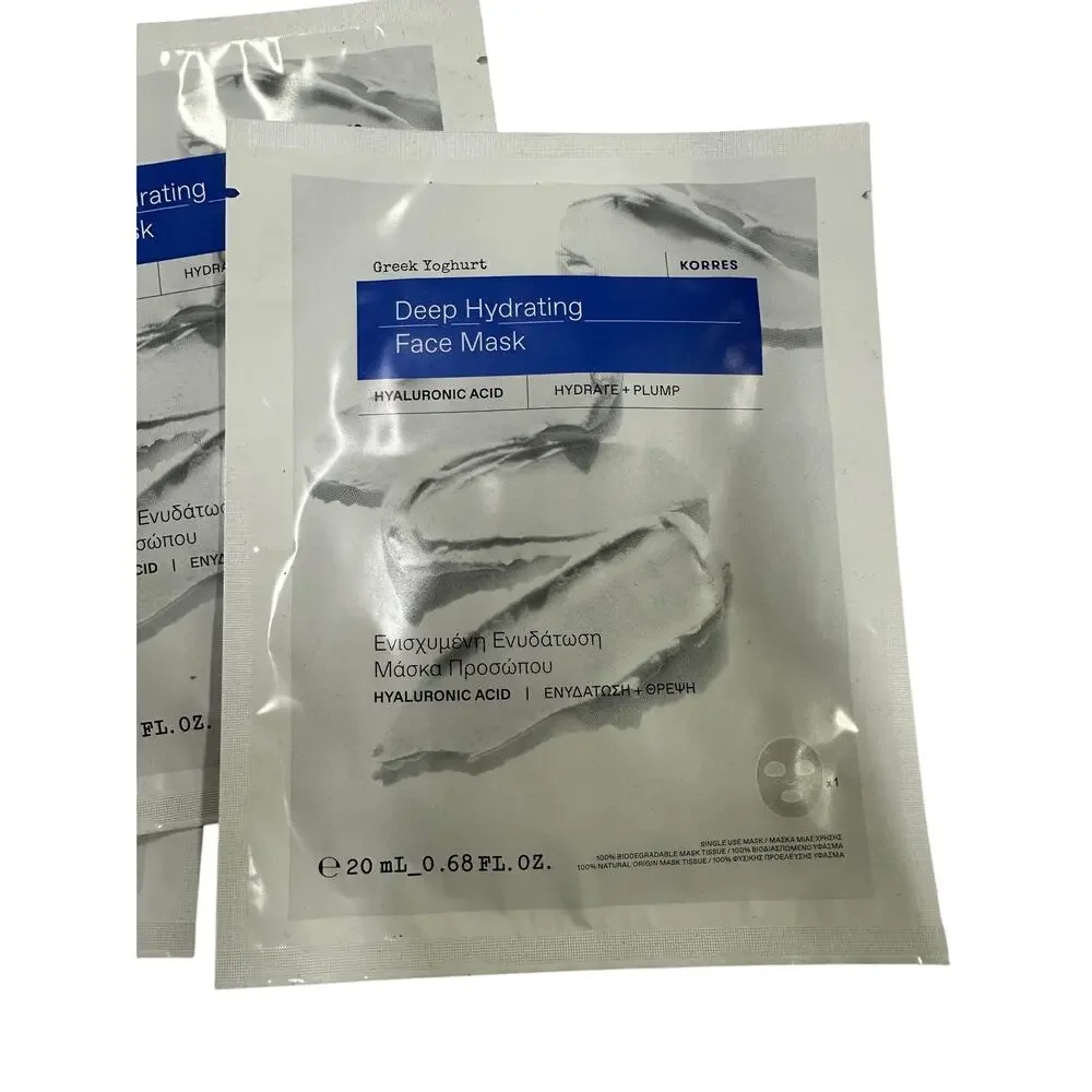 KORRES New Hydrating Face Mask x4